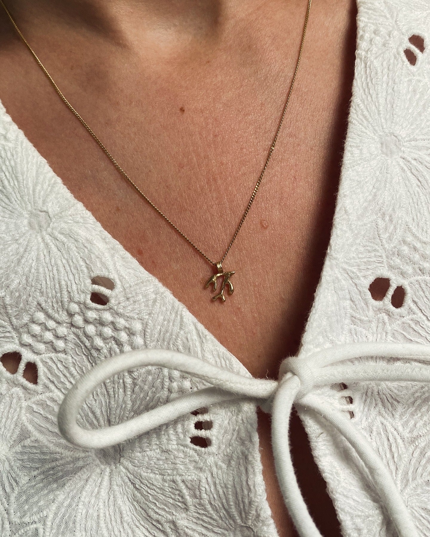 Coral pendant