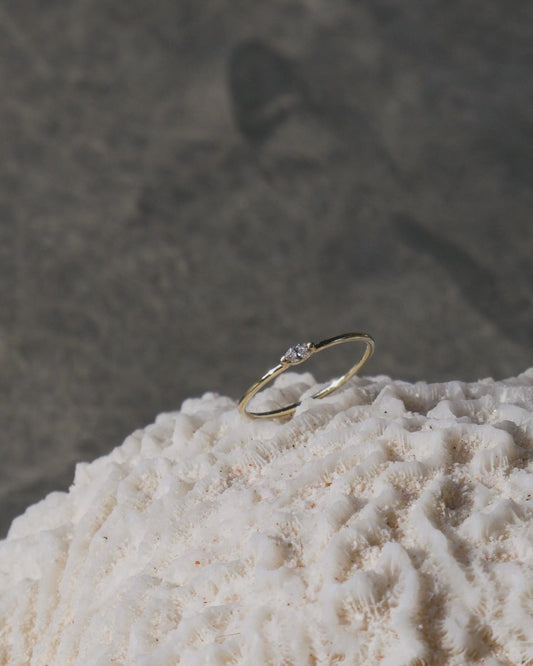 Baby marquise ring