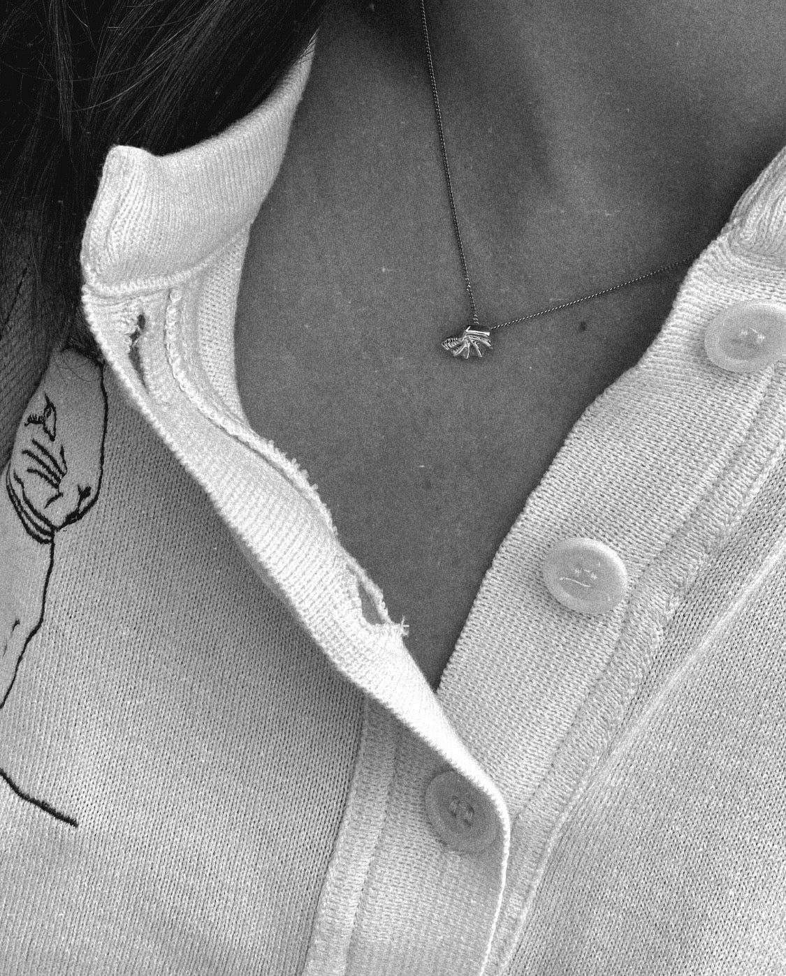Deep sea shell pendant